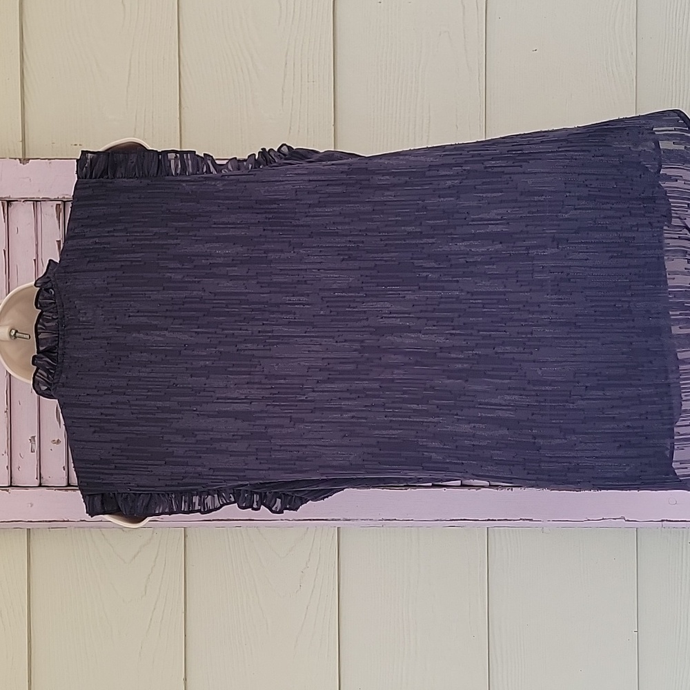 NWT 💗 JOIE Chic Ruffle Sleeveless V-Neck  Lined Blouse Top M - Picture 7 of 10